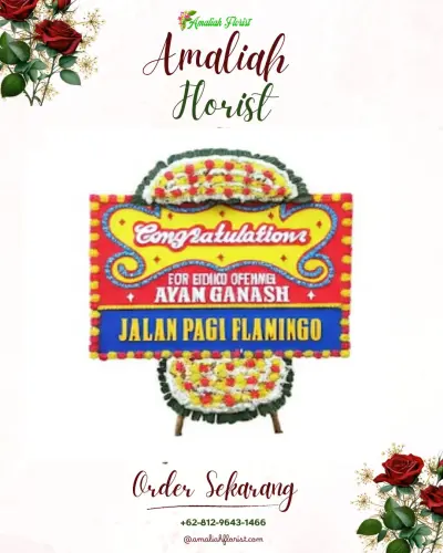 Bunga Papan Congratulation di Dulomo Selatan